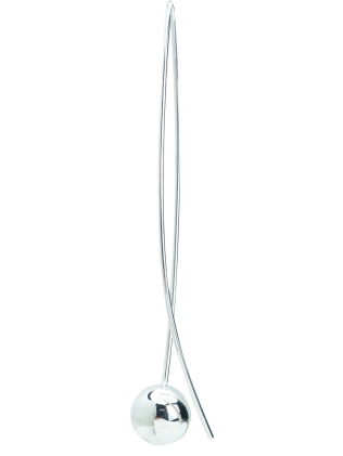 Серьги серебряные Рыбки с шариками 10 мм Youko 2