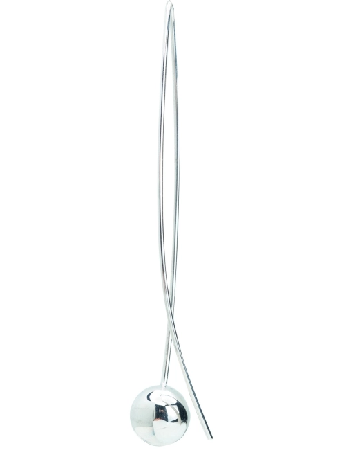 Серьги серебряные Рыбки с шариками 10 мм Youko