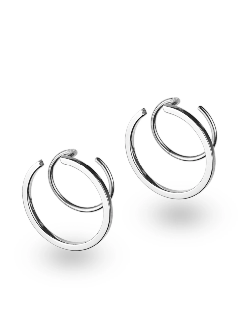 Сережки срібні Барабан Youko