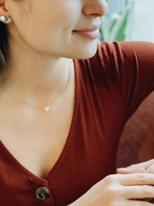 Серьги Монеты Youko пусеты 5 мм 2