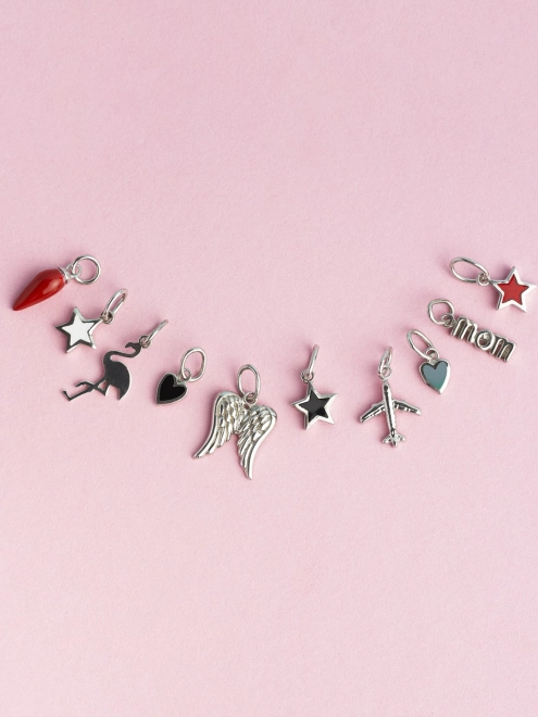 Кулон серебряный MOM/МАМА Youko конструктор