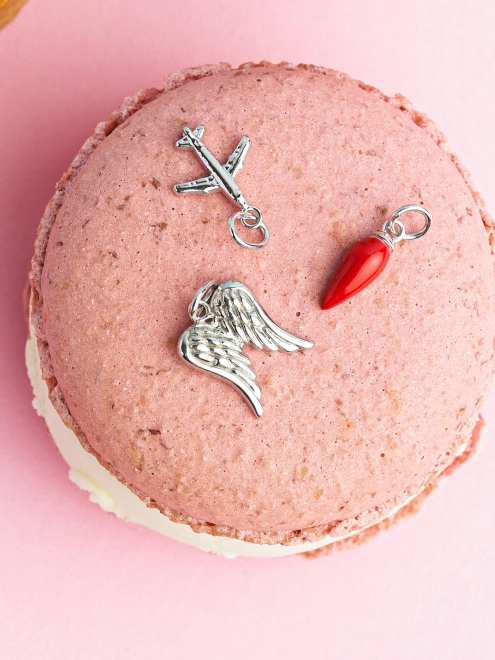 Кулон серебряный Самолет Youko конструктор