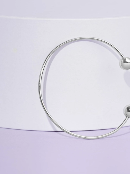 Браслет срібний Бангл Куля 8 мм Youko