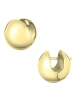 Серьги серебряные Сферы две половинки Youko желтая позолота