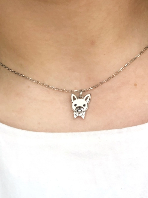 Подвеска серебряная Бульдог Кексик Youko