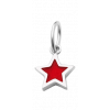Кулон серебряный Звезда с эмалью Youko красная конструктор
