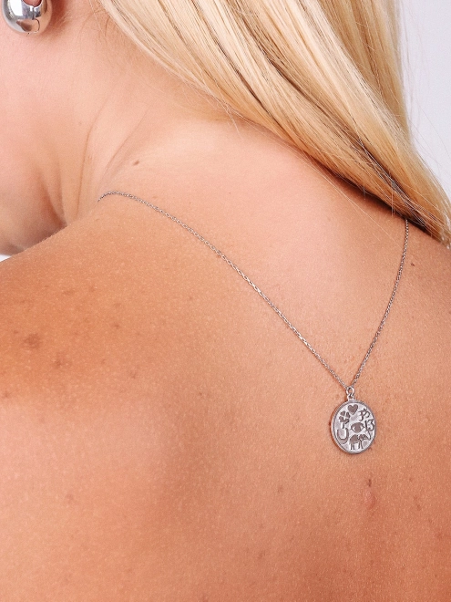 Подвеска серебряная Монета Удачи Youko