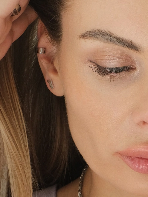 Серьги серебряные Каффа 5 мм Youko