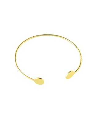 Подвеска серебряная Бангл Монеты Youko желтая позолота 2