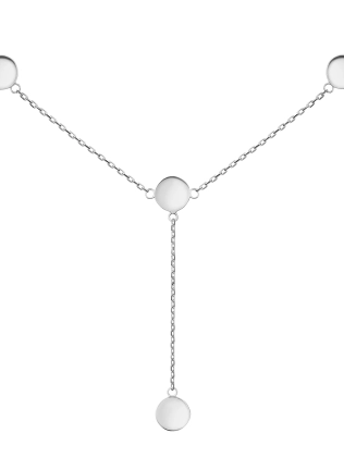 Подвеска серебряная Сотуар Двойной Монеты 5 мм Youko 2