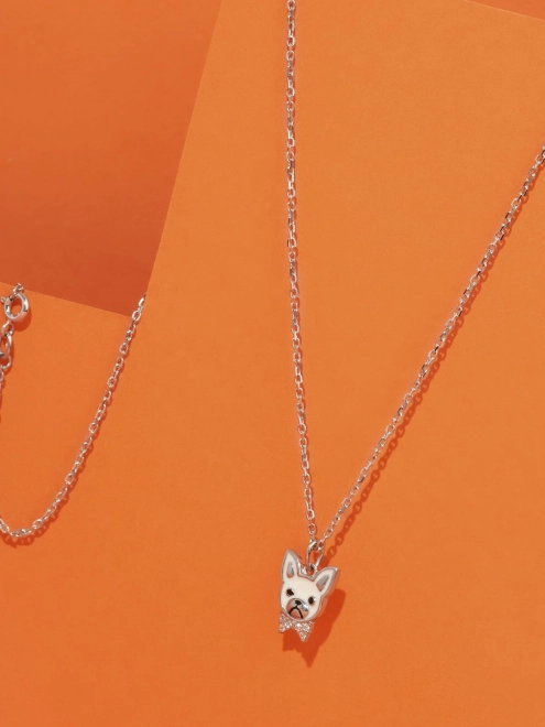 Підвіска срібна Бульдог Кексик Youko