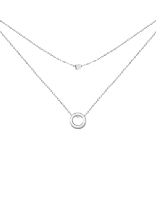 Подвеска серебряная Двойная Кубик и Шайба Youko - купить в интернет-магазине Youko – цена в Украине, отзывы, фото 2