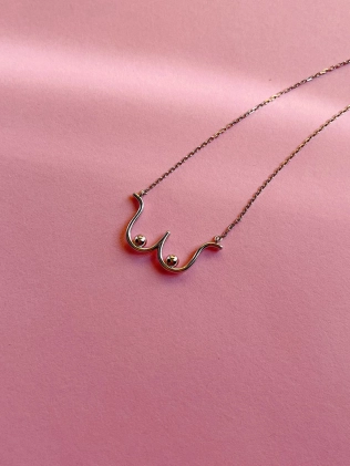 Подвеска серебряная Бюст Youko 2