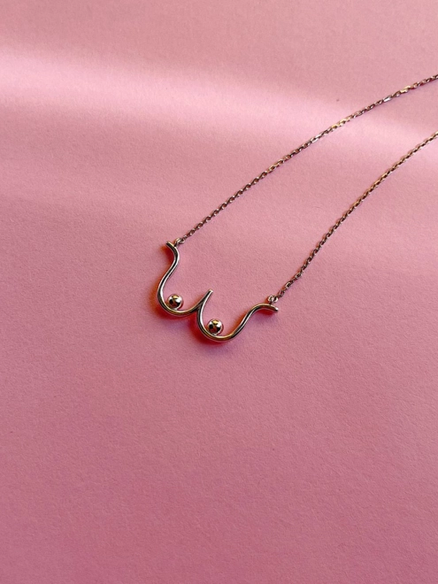 Подвеска серебряная Бюст Youko