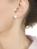Серьги серебряные Сердце гладкое Youko