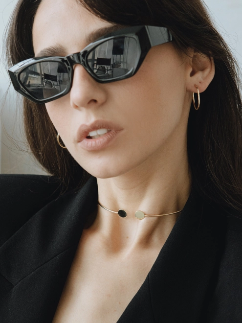 Подвеска серебряная Бангл Монеты Youko желтая позолота