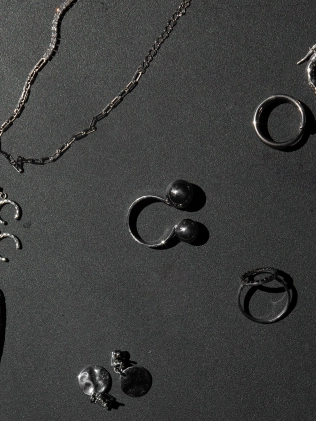 Каблучка срібна Дві Сфери 12 і 10 мм Youko 2