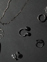 Каблучка срібна Дві Сфери 12 і 10 мм Youko