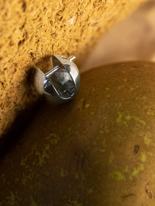 Серьги серебряные Сферы две половинки маленькие Youko - купить в интернет-магазине Youko – цена в Украине, отзывы, фото