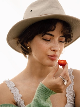 Сережки срібні Сфери дві половинки маленькі позолота 2