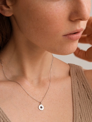 Підвіска срібна Роза Вітрів Youko 2