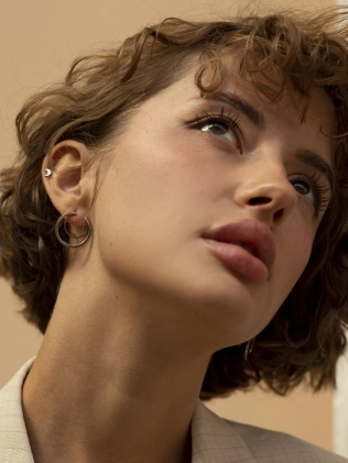 Серьги серебряные Барабан Youko 2