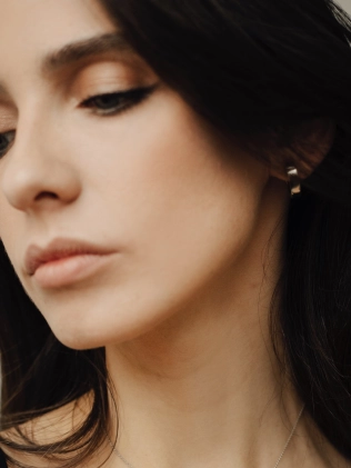 Сережки срібні Болт Великі Youko 2