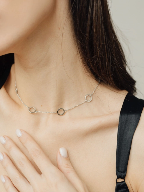 Підвіска срібна Вісім кіл 7мм Youko