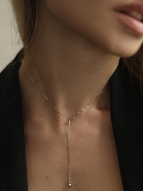 Підвіска срібна Нескінченність з Кулею Youko