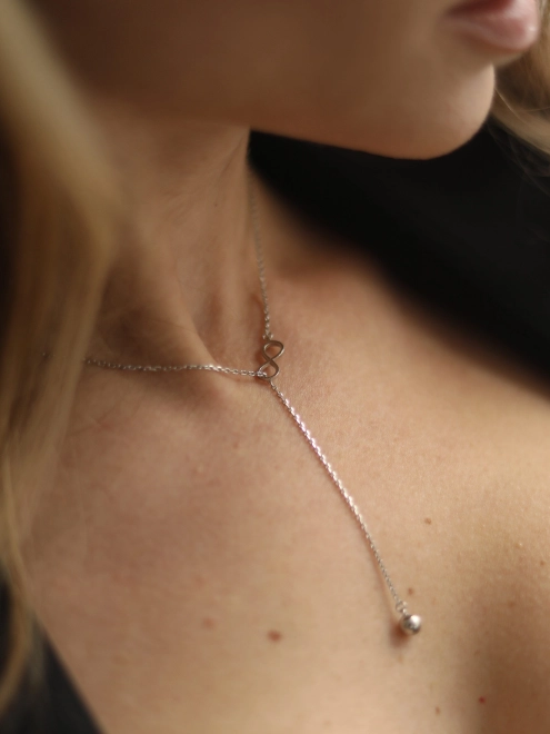 Підвіска срібна Нескінченність з Кулею Youko