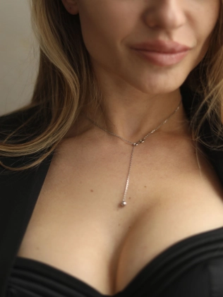 Подвеска серебряная Бесконечность с Шаром Youko 2