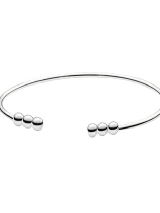 Підвіска срібна Бангл з Кулями Youko 2