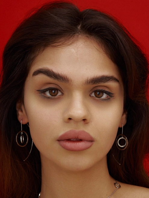 Серьги серебряные Рыбки Круги Концентрические Youko