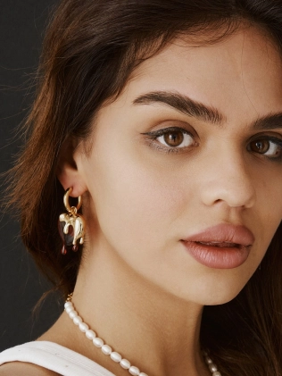 Сережки Біжутерія Серце Сальвадора Youko 2