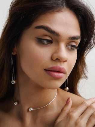 Підвіска срібна Бангл 10 мм Youko 2