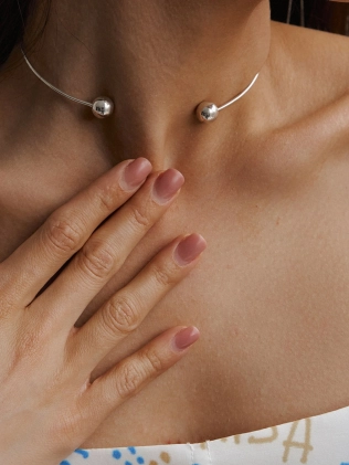 Підвіска срібна Бангл 10 мм Youko 2