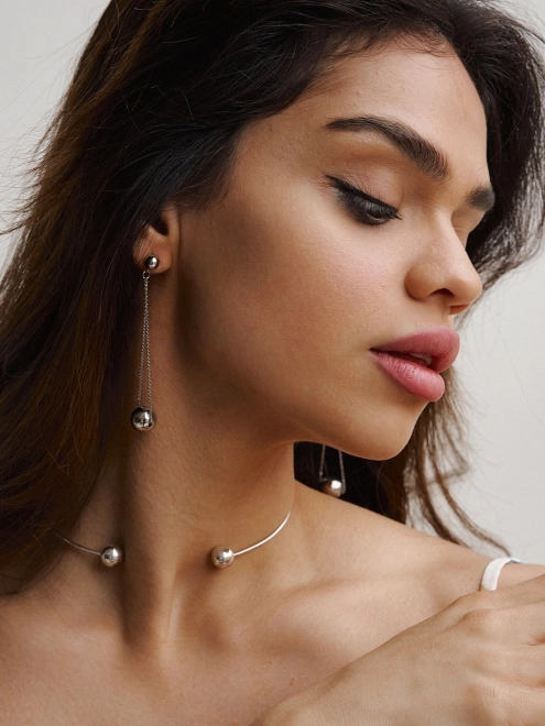 Підвіска срібна Бангл 10 мм Youko