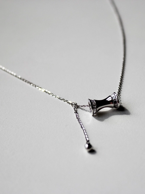 Подвеска серебряная Бочонок Сияющий С Точками Youko