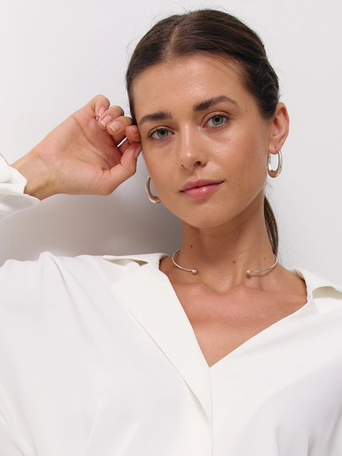 Подвеска серебряная Бангл 6 мм Youko