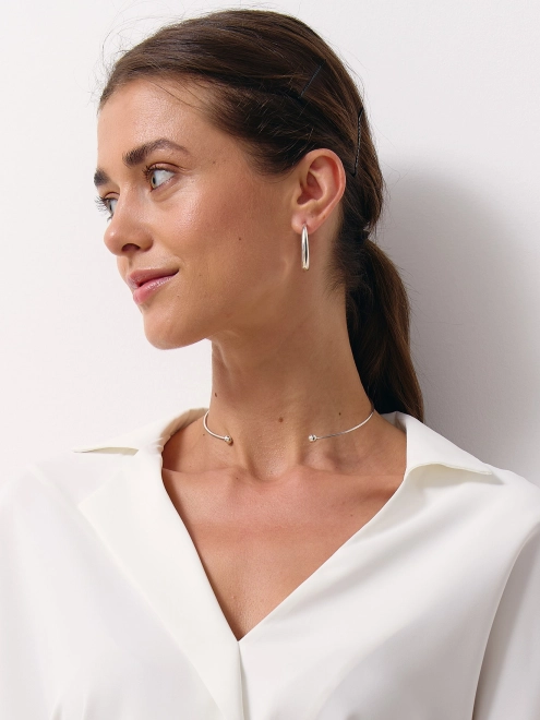 Підвіска срібна Бангл 6 мм Youko