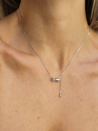 Підвіска срібна Бочонок Сяючий З Крапками Youko - купити в інтернет-магазині Youko (Юко) – ціна в Україні, відгуки, фото 2