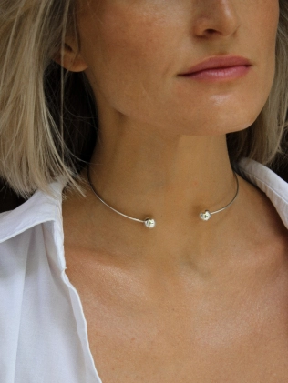 Підвіска срібна Бангл 10 мм Youko 2