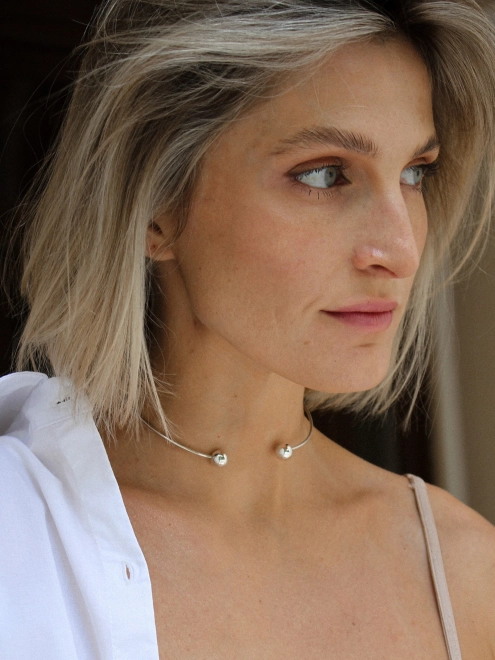 Підвіска срібна Бангл 10 мм Youko