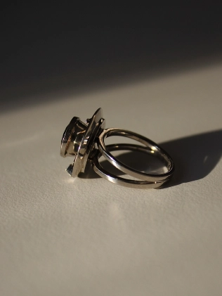 Каблучка срібна Чаювання Youko 2