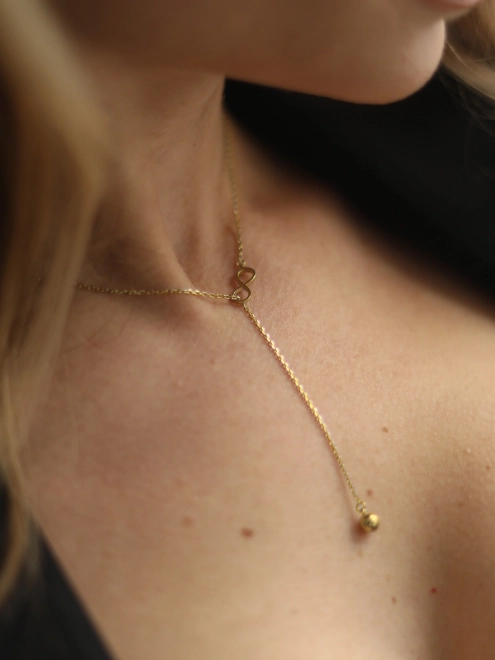 Підвіска Нескінченність із Шаром Youko у жовтій позолоті - купити в інтернет-магазині Youko (Юко) – ціни в Україні, відгуки, фот