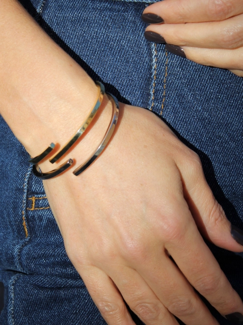 Браслет срібний Бангл Спіраль Youko