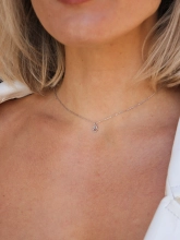 Підвіска срібна Хамса з цирконами Youko