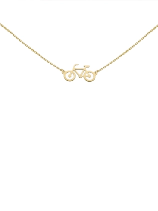 Подвеска Велосипед в желтой позолоте Youko 2