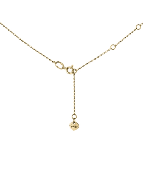 Подвеска Монета Удачи желтая позолта Youko