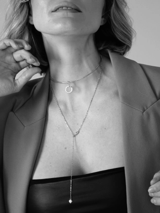 Подвеска серебряная Бангл Простой Youko 2